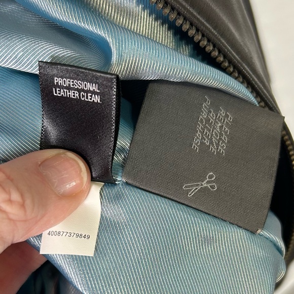 Lambskin Black Leather Jacket‎ with Stand Up Collar Women’s Size Medium - Picture 9 of 14